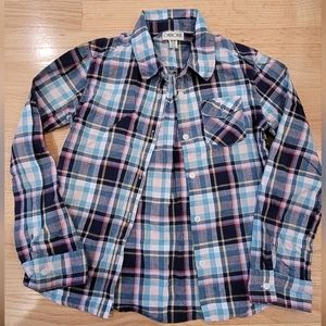 Girls Cherokee Button Shirt